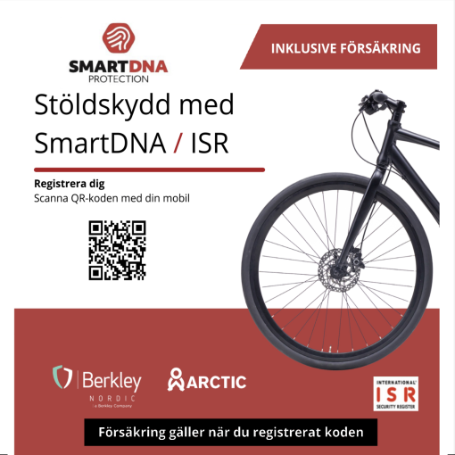 ISR-Märkning Cykel/Barnvagn inkl. FÖRSÄKRING