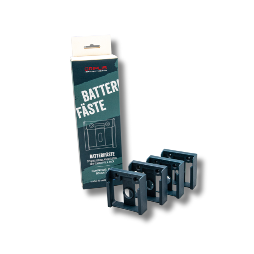 Griplis batterifäste för Bosch 18V batterier